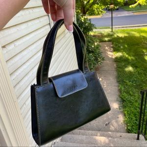 VINTAGE GUESS leather mini purse